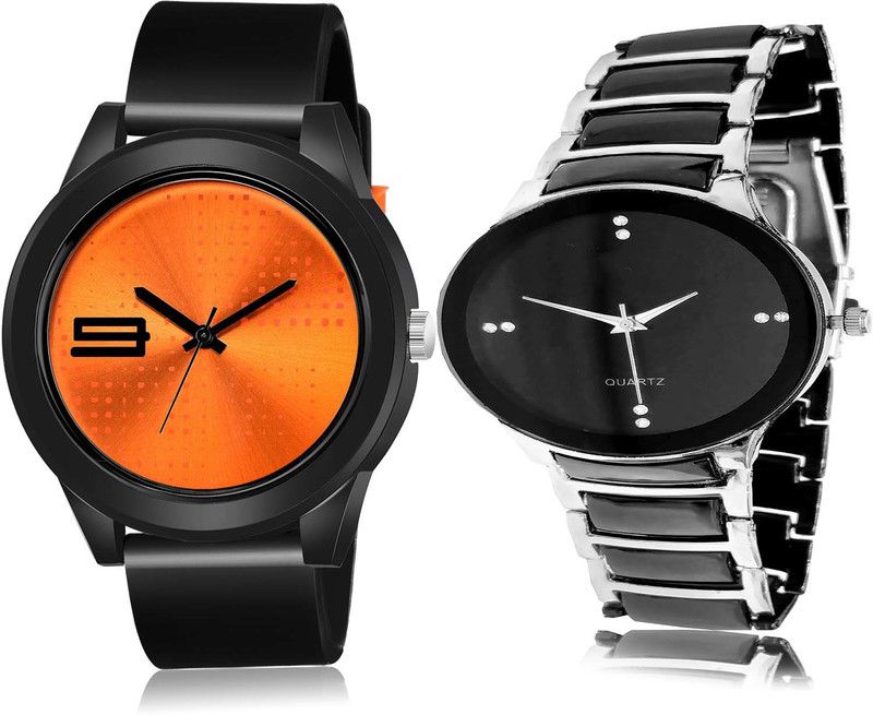 combo watch Analog Watch - For Men Latest Designer Sports And Chain Combo Watch For Boys And Men - BM106-B68