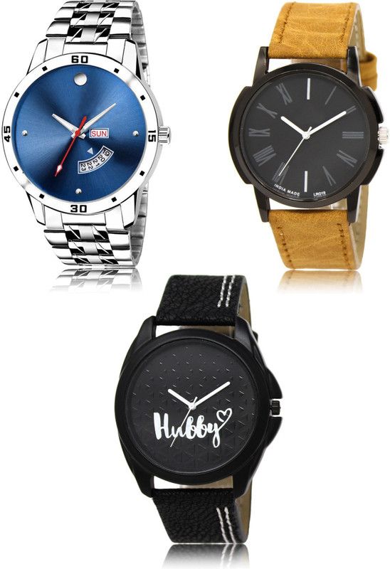 New latest Designer Combo of 3 Analog Watch - For Men 105-19-31