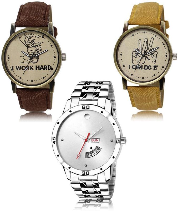 New latest Designer Combo of 3 Analog Watch - For Men LR-29-30-103