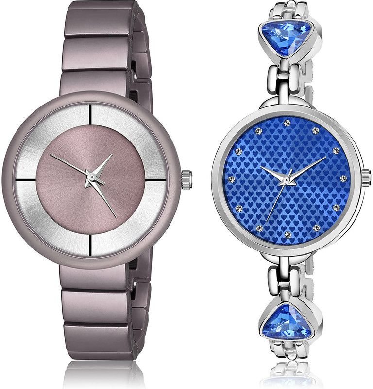 Analog Watch - For Girls Classical Diwali 2 Watch Combo For Women And Girls - G637-GL282