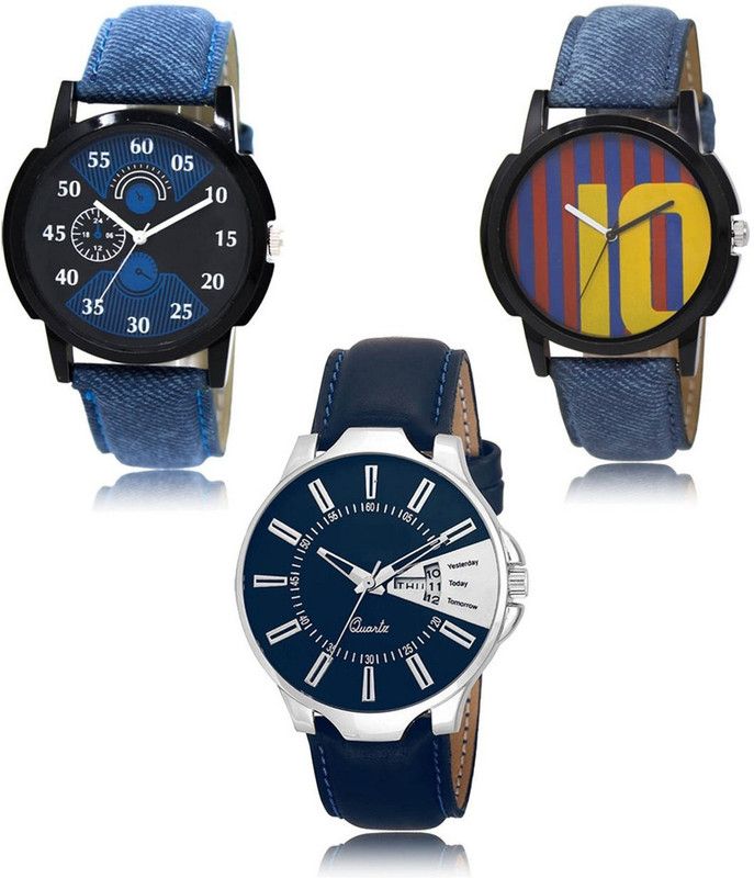 New latest Designer Combo of 3 Analog Watch - For Men LR-02-10-16