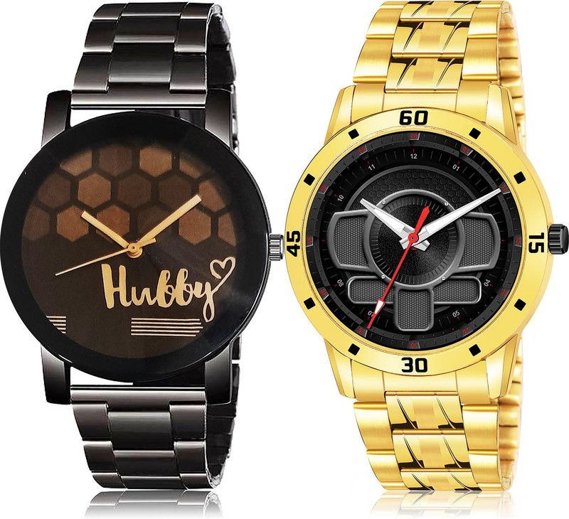 Analog Watch - For Men Brand New Wrist 2 Watch Combo For Boys And Men - BCPL2-(8-S-21)