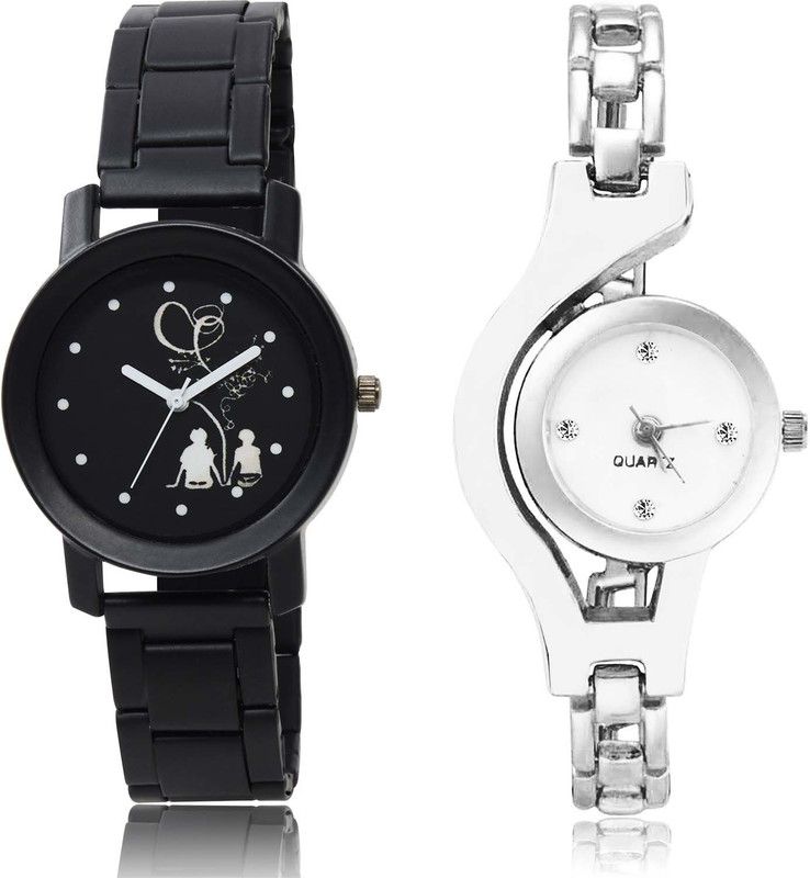 combo watch Analog Watch - For Men & Women New Technology Love Valentine Couple And Chain Combo Watch For Girls And Women - GO153-G70