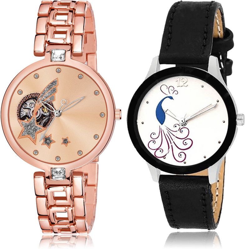 Analog Watch - For Women Contemporary Traditional 2 Watch Combo For Women And Girls - G664-G271