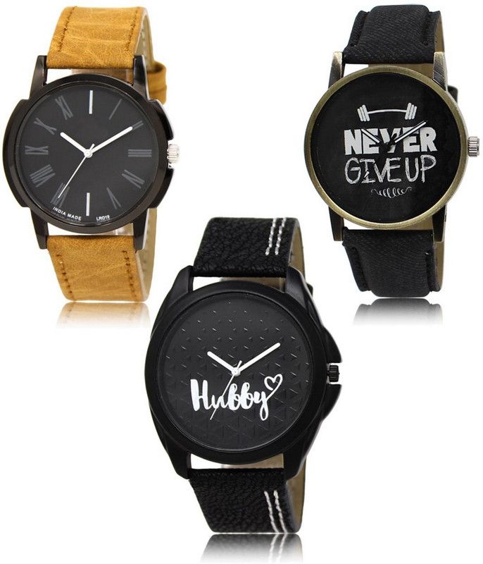 New latest Designer Combo of 3 Analog Watch - For Men LR-19-27-31