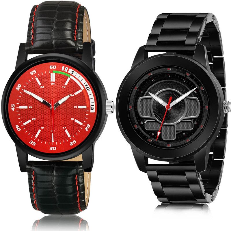Analog Watch - For Men Treading Branded 2 Watch Combo For Boys And Men - BRA26-(8-S-20)