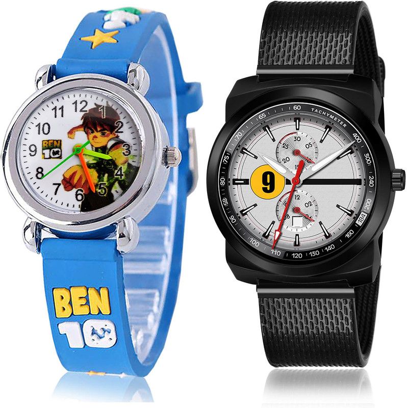 Analog Watch - For Boys Modish Traditional 2 Watch Combo For Boys And Men - BK101-(55-S-10)