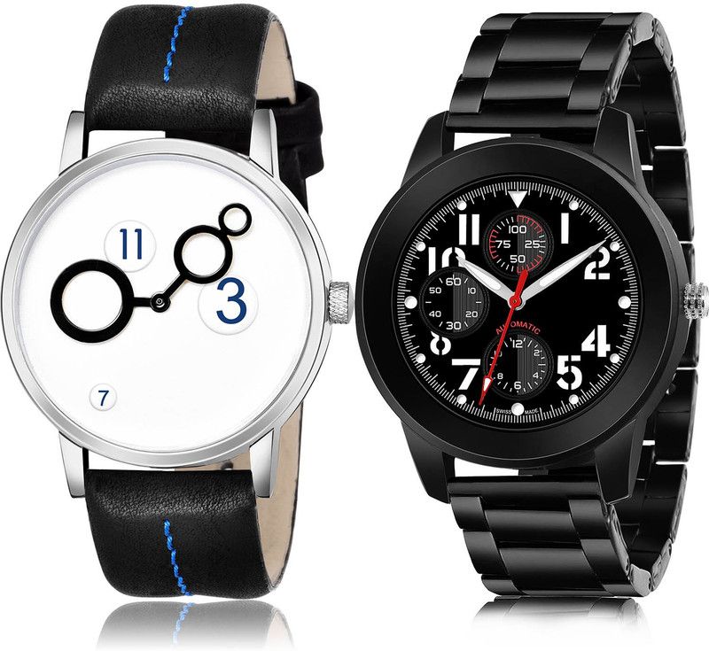 Analog Watch - For Men Treading Quartz 2 Watch Combo For Boys And Men - BM11-(51-S-20)