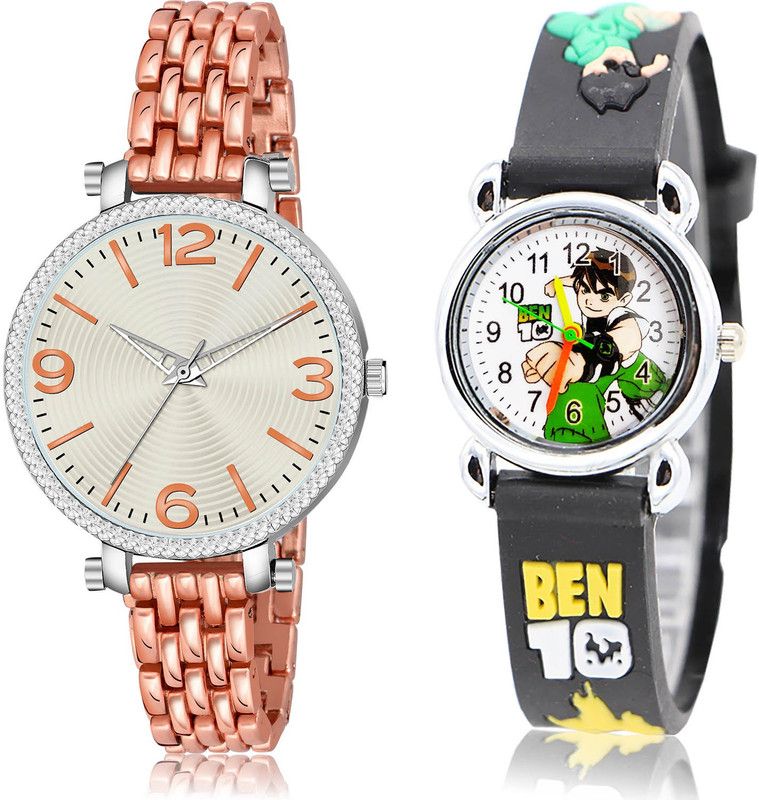 Analog Watch - For Girls Modish Luxury 2 Watch Combo For Women And Girls - GW45-GC81