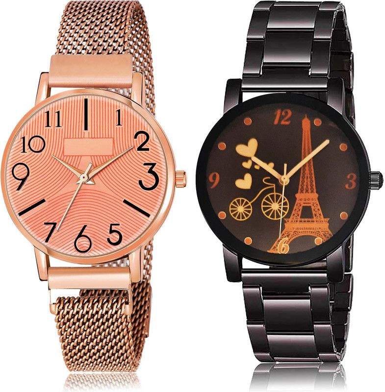 Analog Watch - For Women New Valentine 2 Watch Combo For Women And Girls - GW58-GCPL10
