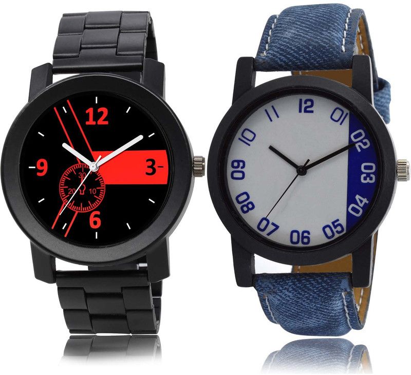 combo watch Analog Watch - For Men Best Quartz Chain Watch Watch - B690-B40 (Combo Of 2 )