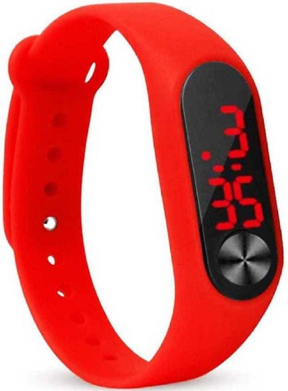 Digital Watch - For Boys & Girls Pari enterprise Blue Colour Silicone Digital LED Bracelet Band Wrist Watch Digital Watch