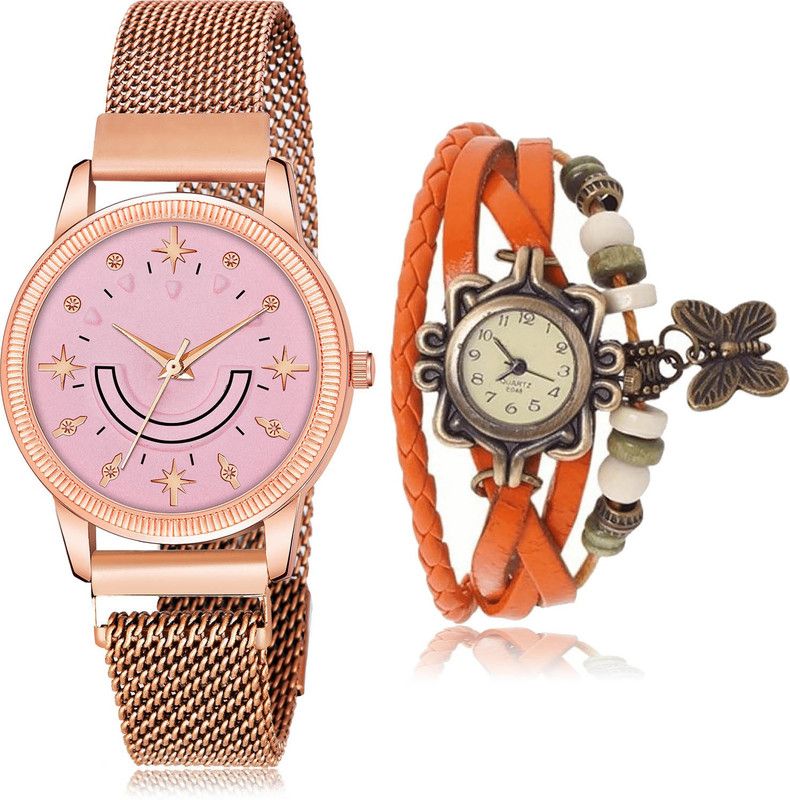 Analog Watch - For Girls Modern Designer 2 Watch Combo For Women And Girls - GW72-G62