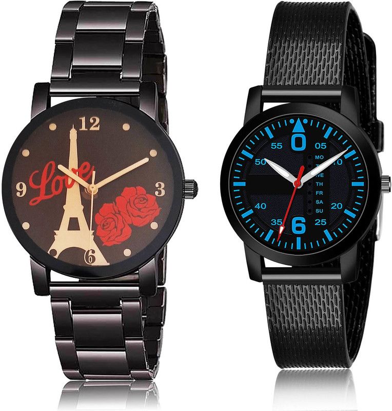 Analog Watch - For Girls Contemporary Quartz 2 Watch Combo For Women And Girls - GCPL11-(24-L-10)