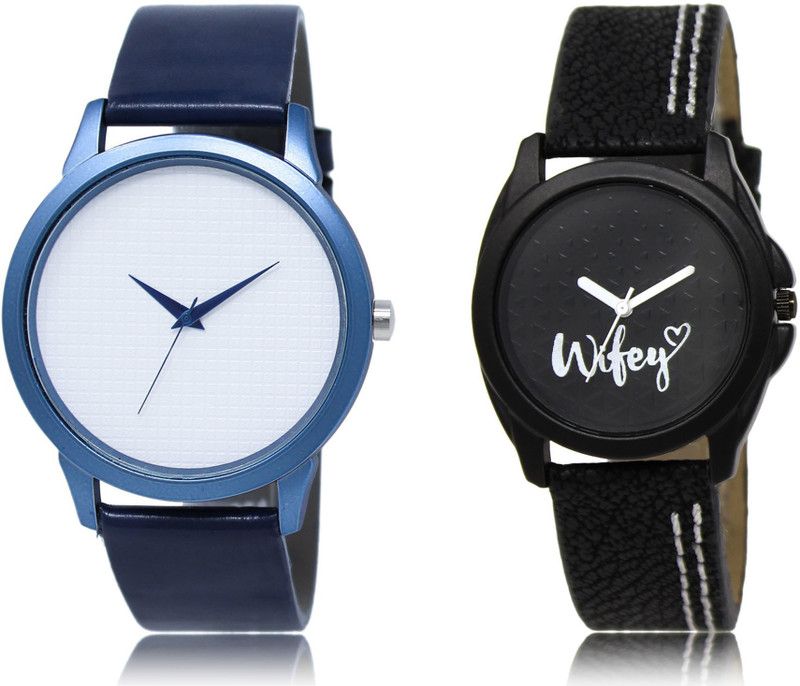 New Latest Designer Combo of 2 Analog Watch - For Couple LR33-LR234
