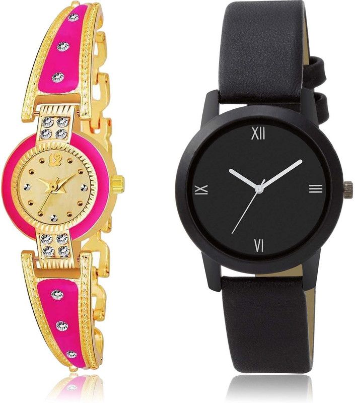 combo watch Analog Watch - For Girls Best Valentine Royal Rajwadi Combo Watch For Girls And Women - G446-G440