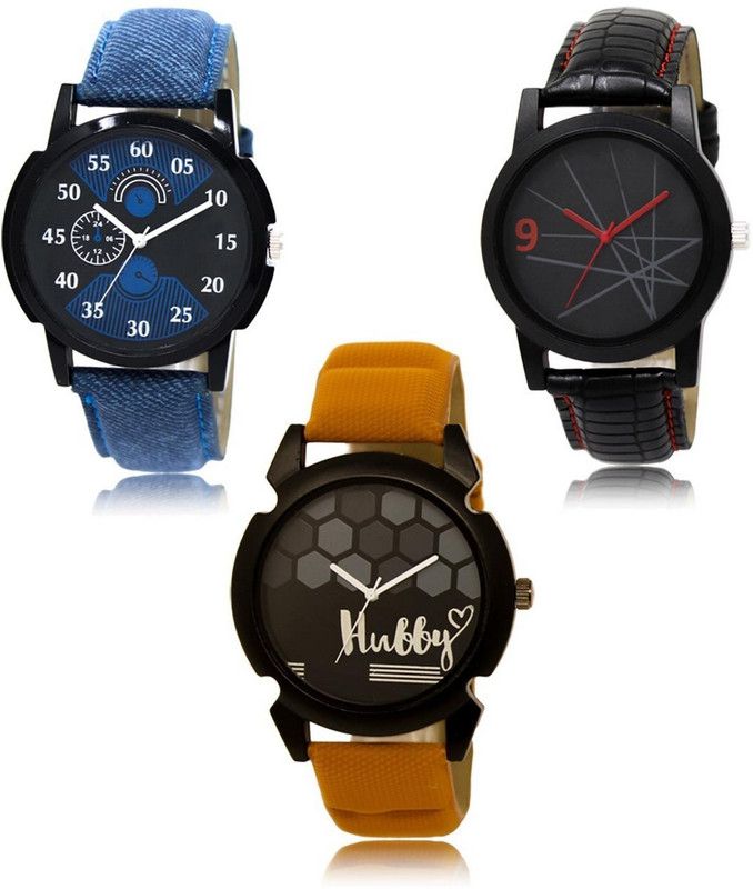New latest Designer Combo of 3 Analog Watch - For Men LR-02-08-32