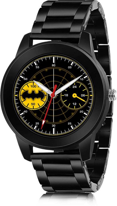 Analog Watch - For Boys Contemporary Designer Black Chain Watch For Boys And Men - (42-S-20)