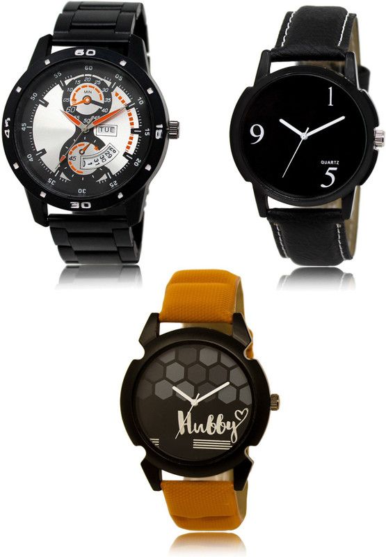 New latest Designer Combo of 3 Analog Watch - For Men 107-06-32