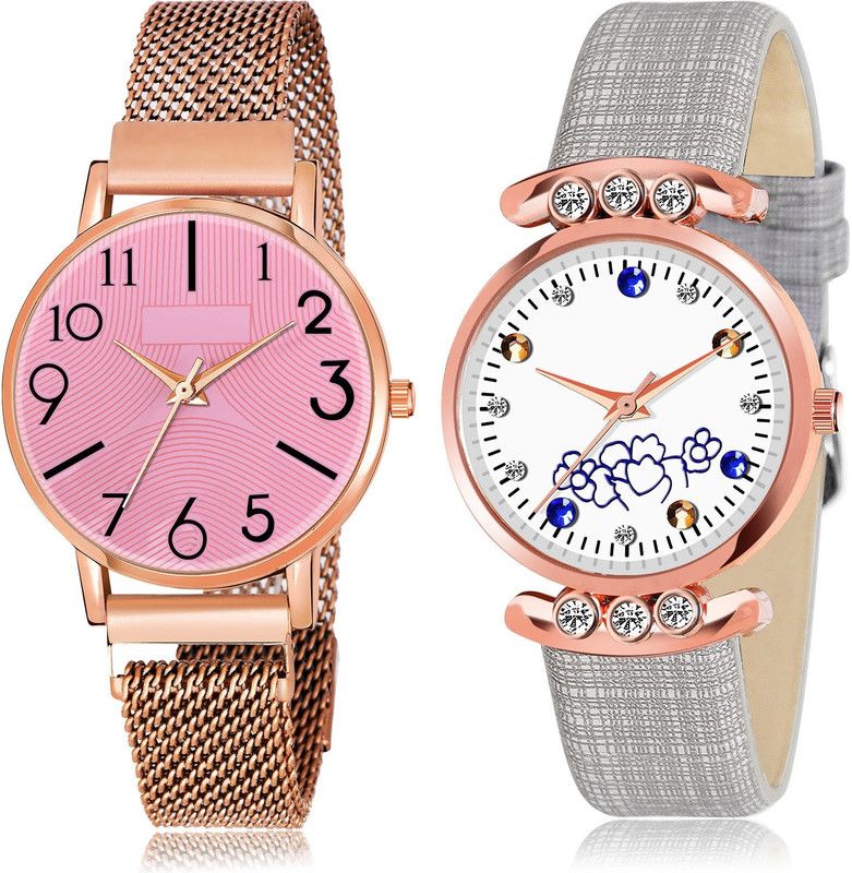 Analog Watch - For Women Treading Rich 2 Watch Combo For Women And Girls - GW62-GW3