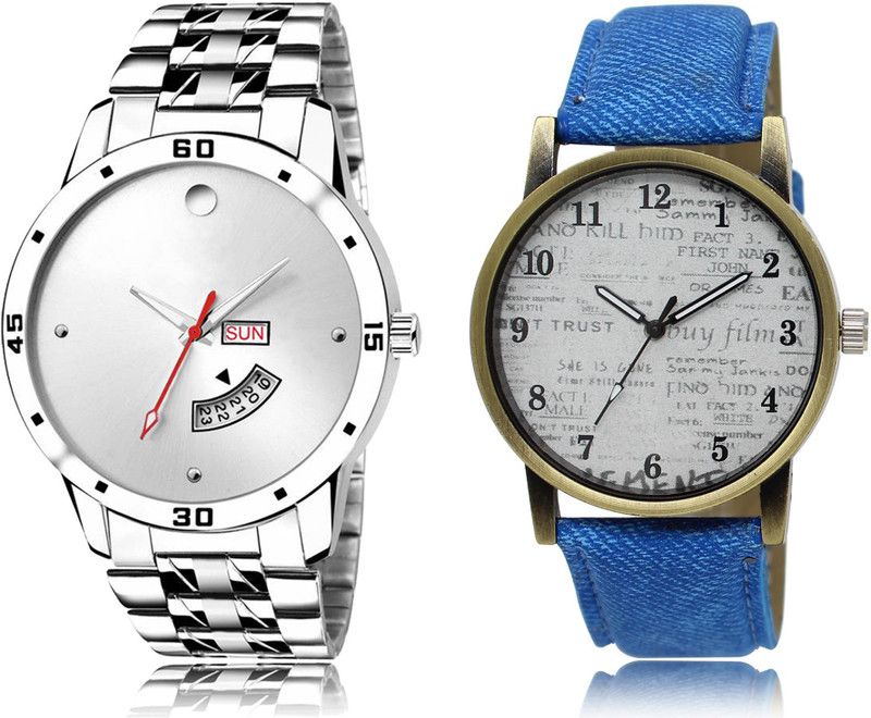 New Latest Designer Combo of 2 Analog Watch - For Men LR103-LR28