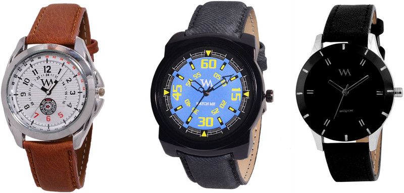Unique Designer Stylish Analog Watch - For Men AWC-016-BK-AWC-009-AWC-002