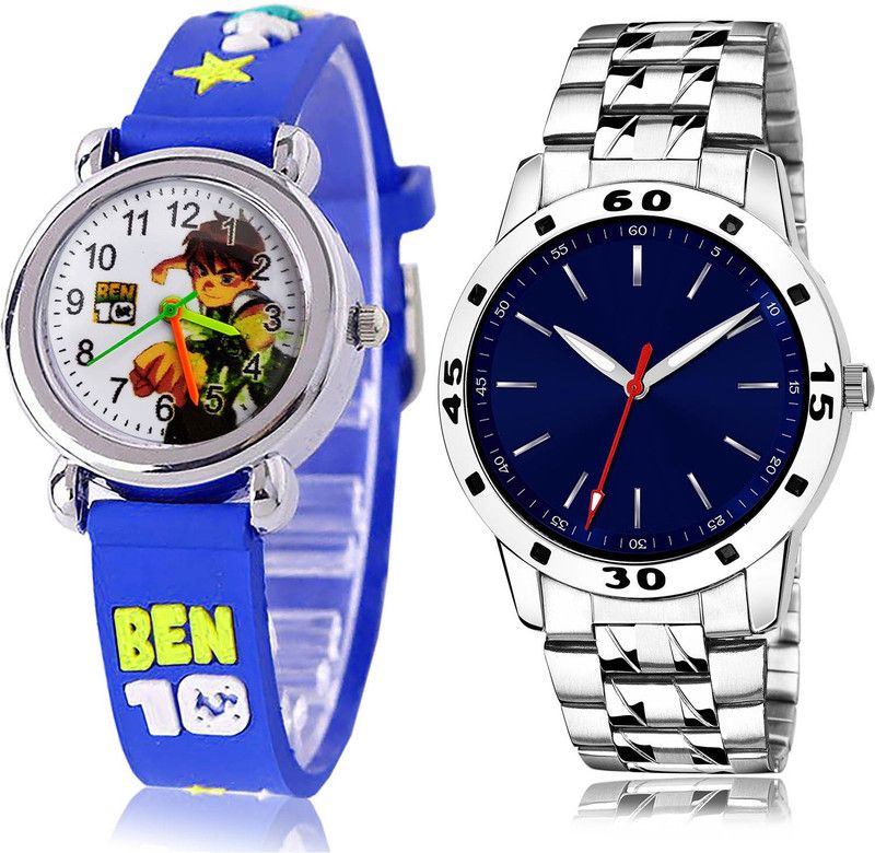 Analog Watch - For Boys Classical Valentine 2 Watch Combo For Boys And Men - BK94-(54-S-19)