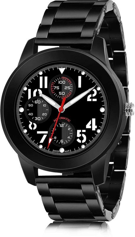 Analog Watch - For Boys Latest Designer Black Chain Watch For Boys And Men - (51-S-20)