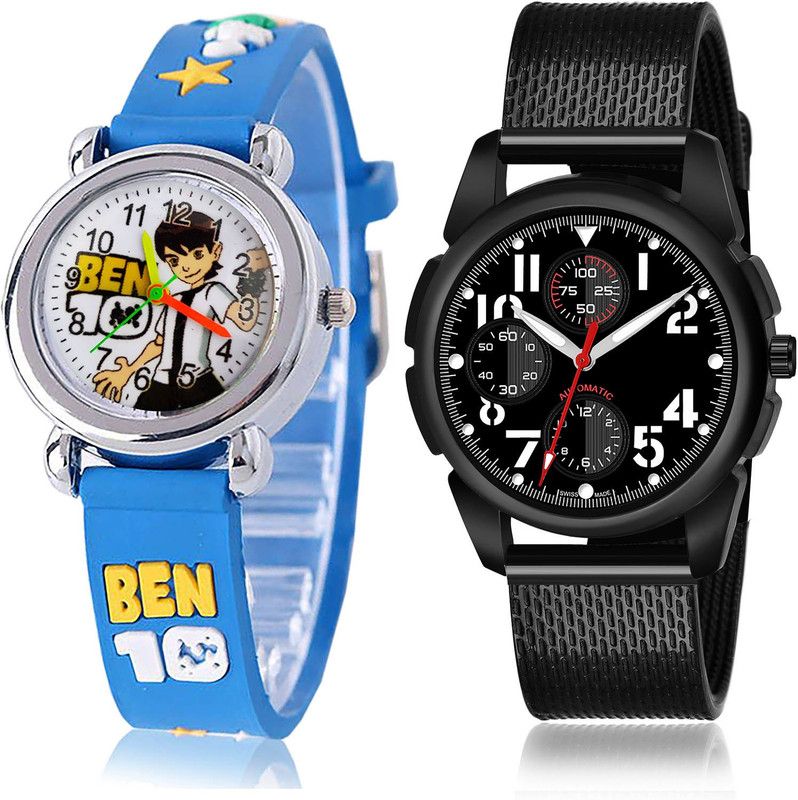 Analog Watch - For Boys Best Diwali 2 Watch Combo For Boys And Men - BK100-(51-S-10)