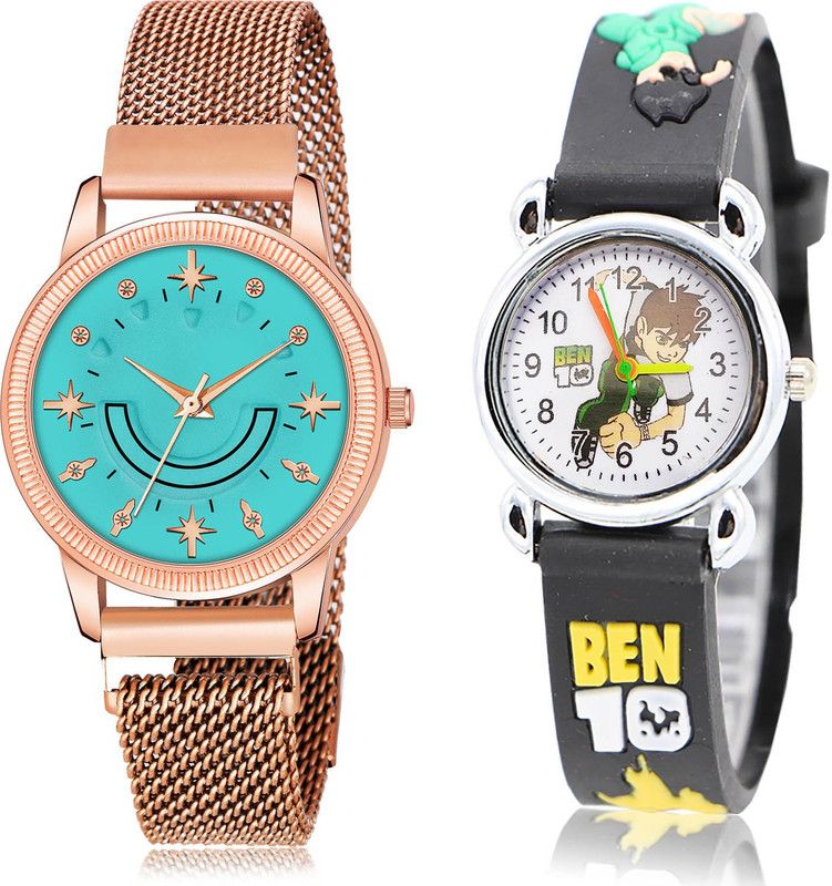 Analog Watch - For Girls Classical Tread 2 Watch Combo For Women And Girls - GW69-GC83