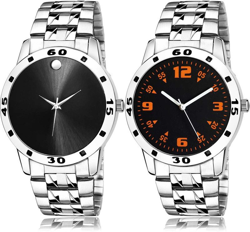 combo watch Analog Watch - For Boys Modern Love Chain Watch Watch - B776-B862 (Combo Of 2 )
