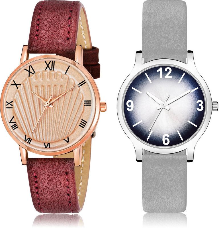 Analog Watch - For Women Best Heart 2 Watch Combo For Women And Girls - GW48-GM355