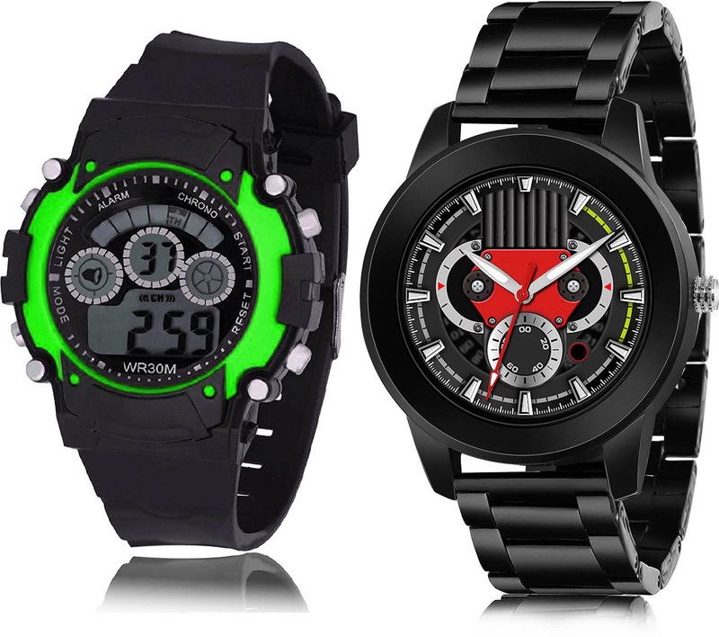 Analog-Digital Watch - For Boys Treading Collection 2 Watch Combo For Boys And Men - B3-(29-S-20)
