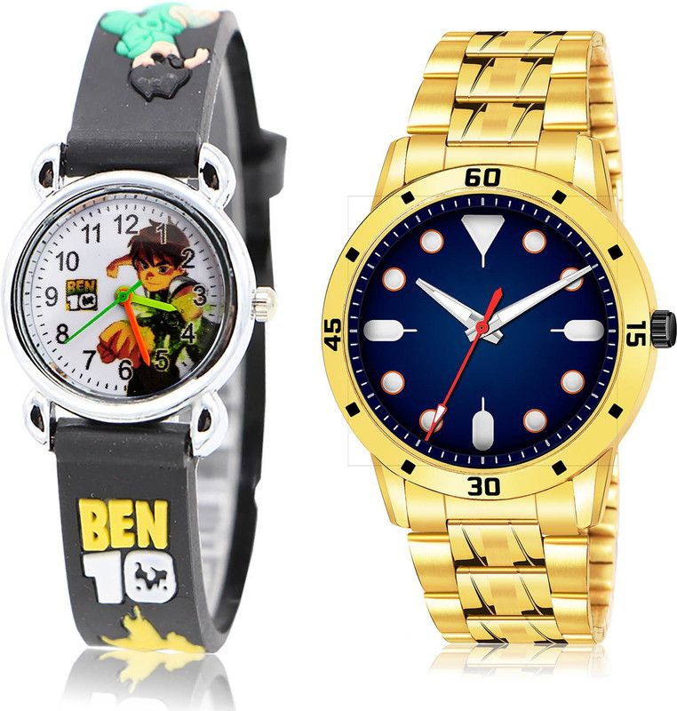 Analog Watch - For Boys Classical Chronograph 2 Watch Combo For Boys And Men - BK87-(65-S-21)