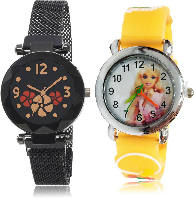 Analog Watch - For Girls Modish Fashionable 2 Watch Combo For Women And Girls - G652-GC51
