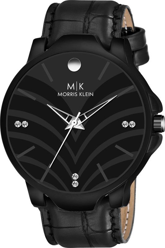 BLACK DIAL AND STRAP WATCH FOR BOYS Analog Watch - For Men MK-3003