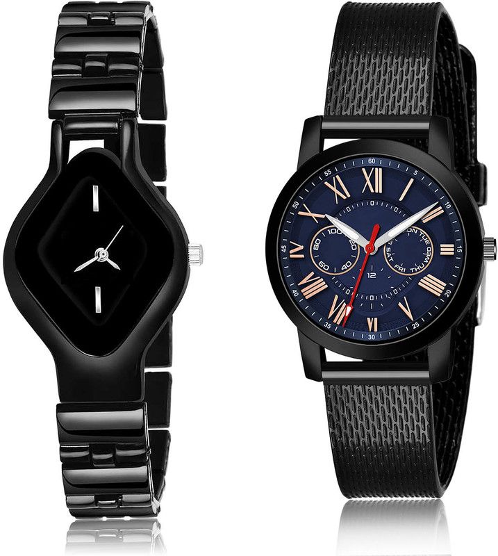 Analog Watch - For Girls Contemporary Tread 2 Watch Combo For Women And Girls - G654-(62-L-10)