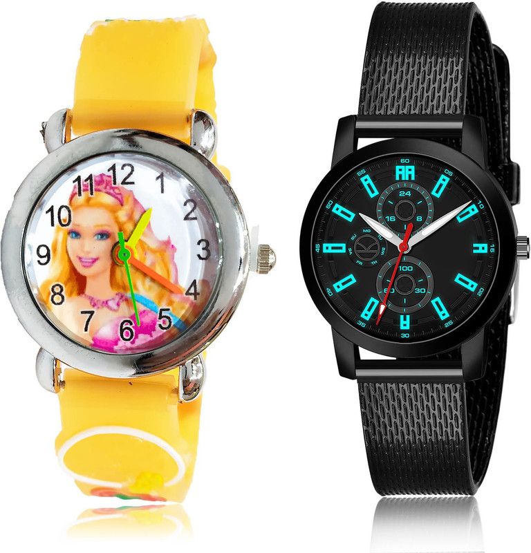 Analog Watch - For Women Modish Love 2 Watch Combo For Women And Girls - GC45-(63-L-10)