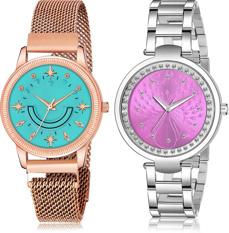 Analog Watch - For Women New Party Wedding 2 Watch Combo For Women And Girls - GW69-GM208