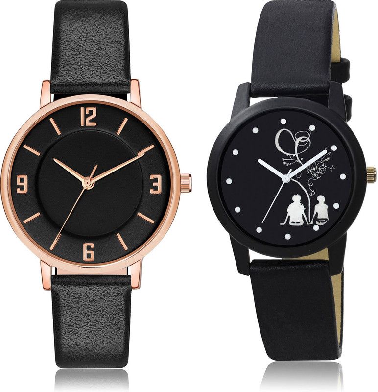 Analog Watch - For Girls Latest Stylish 2 Watch Combo For Women And Girls - GM391-GO146