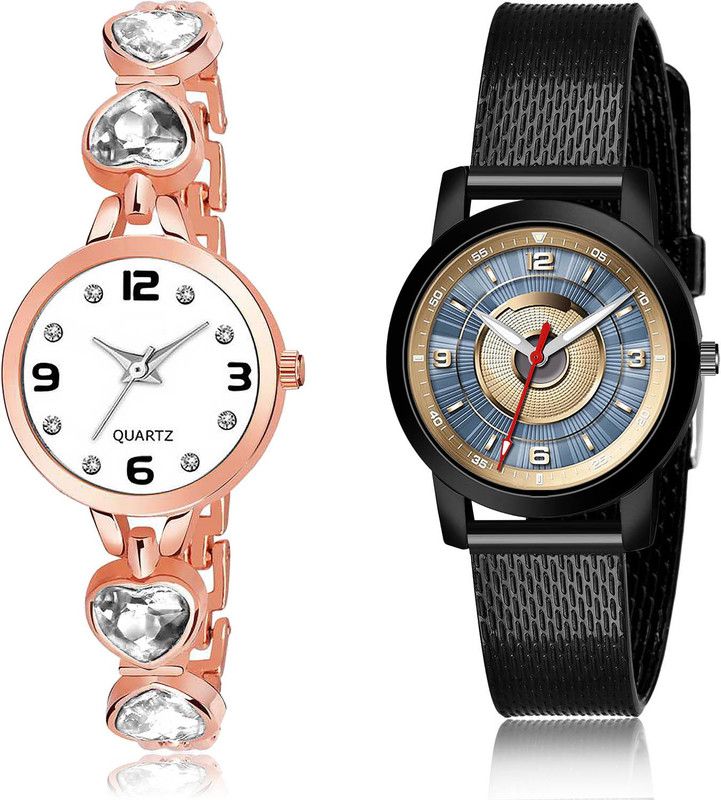 Analog Watch - For Girls Best Fashion 2 Watch Combo For Women And Girls - G660-(17-L-10)