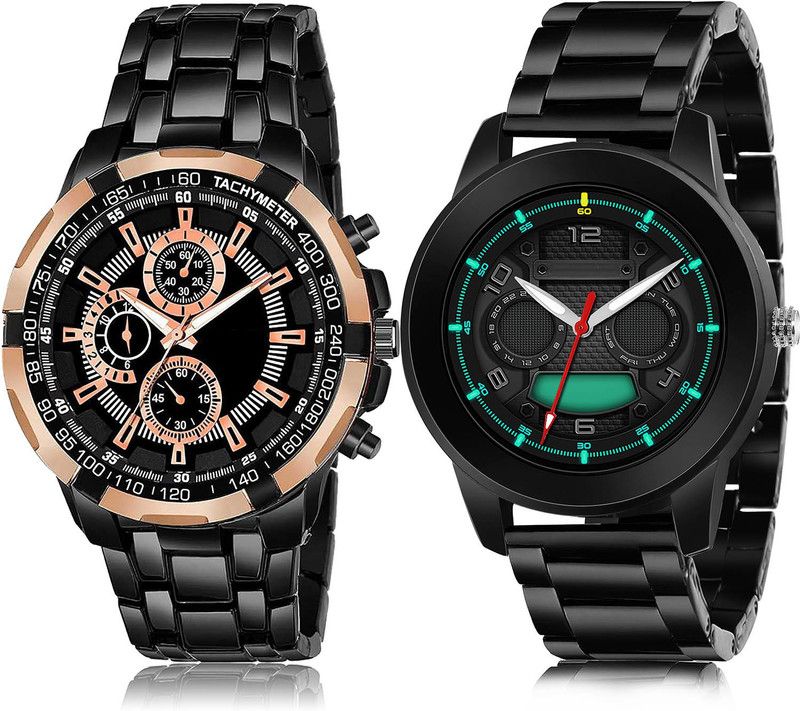 Analog Watch - For Men Latest High Quality 2 Watch Combo For Boys And Men - BRM26-(57-S-20)