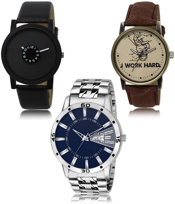 New latest Designer Combo of 3 Analog Watch - For Men LR-25-29-102