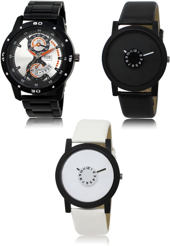 New latest Designer Combo of 3 Analog Watch - For Men 107-25-26