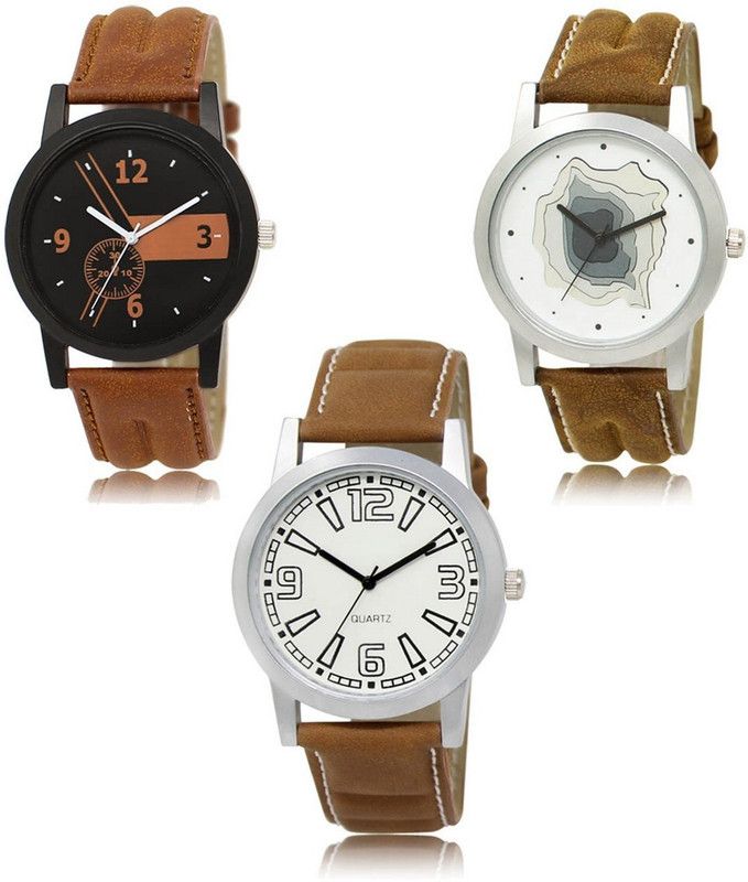 New latest Designer Combo of 3 Analog Watch - For Men LR-01-09-15