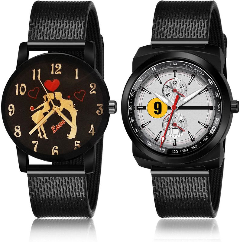 Analog Watch - For Men Modish Chronograph 2 Watch Combo For Boys And Men - BCPL27-(55-S-10)