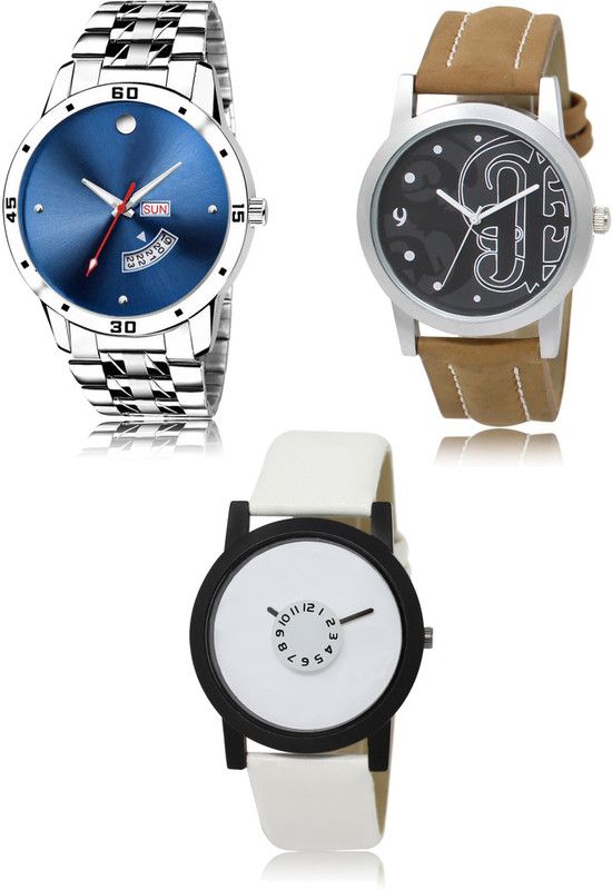 New latest Designer Combo of 3 Analog Watch - For Men 105-14-26