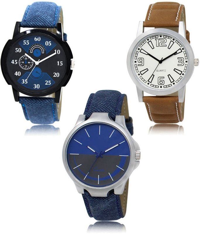 New latest Designer Combo of 3 Analog Watch - For Men LR-02-15-24