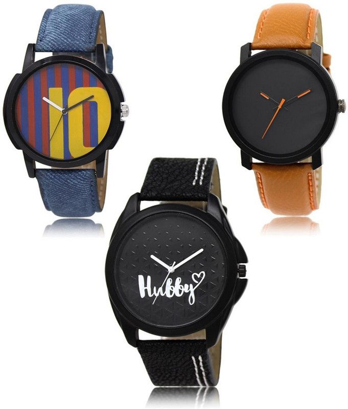 New latest Designer Combo of 3 Analog Watch - For Men LR-10-20-31