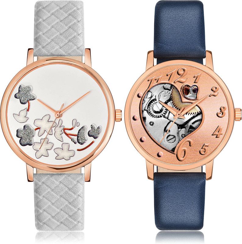 Analog Watch - For Women New Luxury 2 Watch Combo For Women And Girls - GM505-GM372